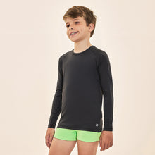 Load image into Gallery viewer, Image 02: Uv Line Rash Guard Acqua Qr Code Preto Upf50+
