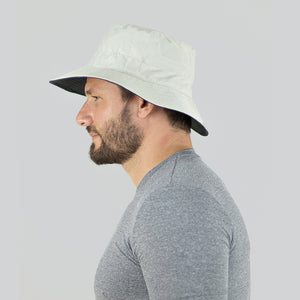 Image 02: Uv Line Bucket Hat Australia Areia Cinza Upf50+