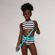 Load image into Gallery viewer, Image 04: Uv Line Girl&#39;s Two-Piece Bikini Set Listras Upf50+
