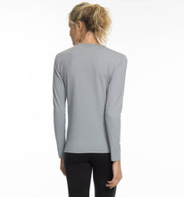 Load image into Gallery viewer, Model Back: Uv Line Rash Guard Camiseta Uvpro Ml Cinza Upf50+
