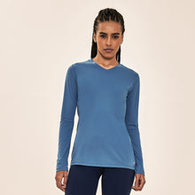 Load image into Gallery viewer, Model Front: Uv Line Rash Guard Longsleeve Sport Fit Aco Upf50+

