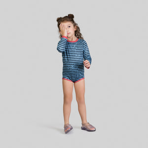 Image 06: Uv Line Baby Swimwear Macaquinho Baby Listras Upf50+