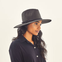 Load image into Gallery viewer, Image 04: Uv Line Floppy Hat Saint Germain Preto Upf50+
