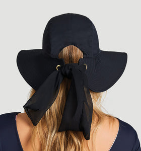 Model Back: Uv Line Floppy Hat San Remo Preto