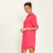 Load image into Gallery viewer, Image 02: Uv Line Shirtdress Shirtdress Copenhagen Pink Upf50+
