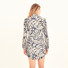 Load image into Gallery viewer, Model Back: Uv Line Shirtdress Shirtdress Costela Aco Off White Upf50+
