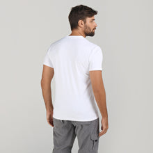 Load image into Gallery viewer, Model Back: Uv Line Fitness Top Sport Fit Mas Branco Upf50+
