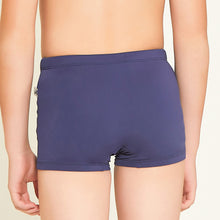Load image into Gallery viewer, Model Back: Uv Line Boy&#39;s Swimwear Sunga Kids F Inf Marinho
