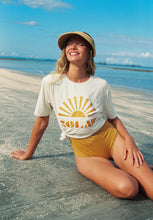Load image into Gallery viewer, Image 08: Uv Line Fitness Top T-Shirt Solar Off White Upf50+
