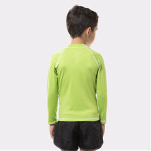 Load image into Gallery viewer, Kids FPU50+ UV Colors Long Sleeve T-Shirt Apple Green Uv
