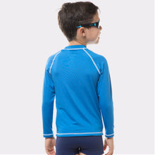 Load image into Gallery viewer, Kids FPU50+ UV Colors Long Sleeve T-Shirt Malibu Blue Uv
