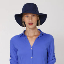 Load image into Gallery viewer, San Remo FPU50+ Hat Navy Blue Uv
